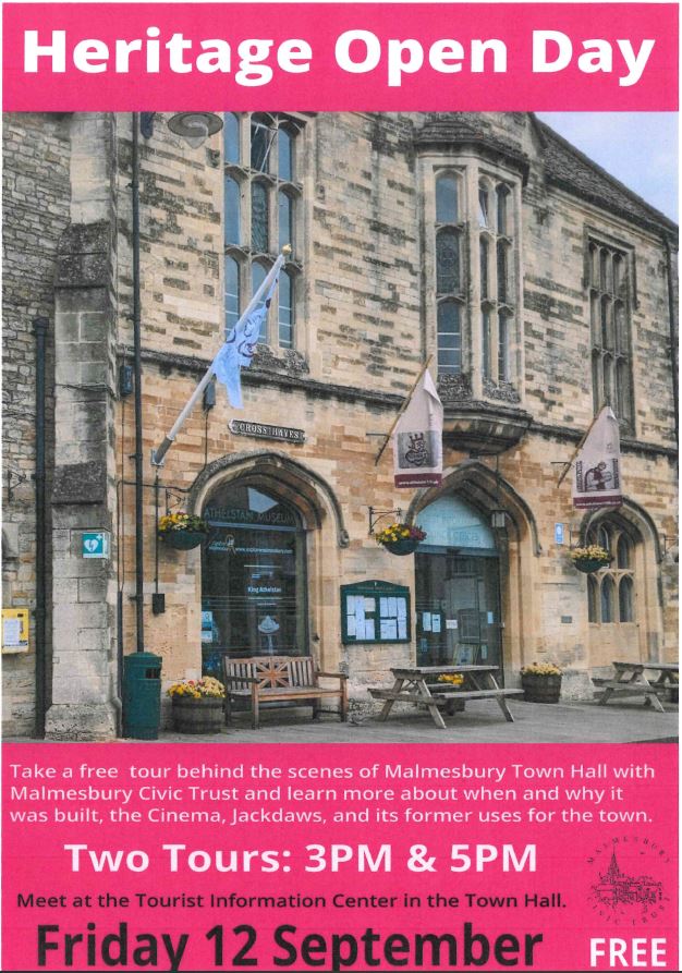 Heritage Open Day - Malmesbury Town Hall